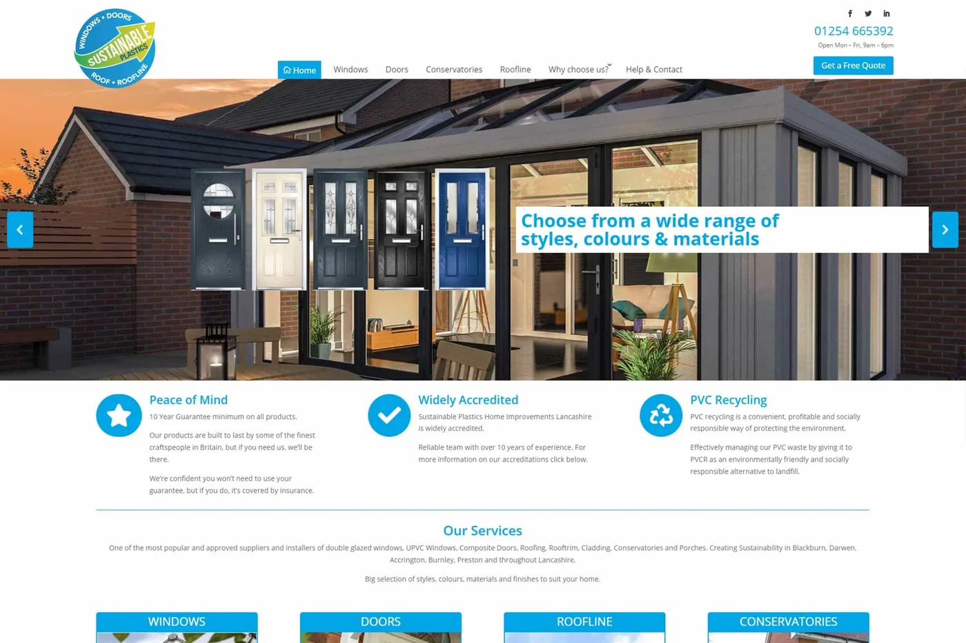 Sustainable Plastics — website & marketing from the DexCloud portfolio